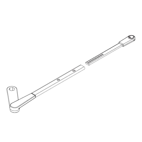 4040SE-3077DE LH AL Door Closer Arms